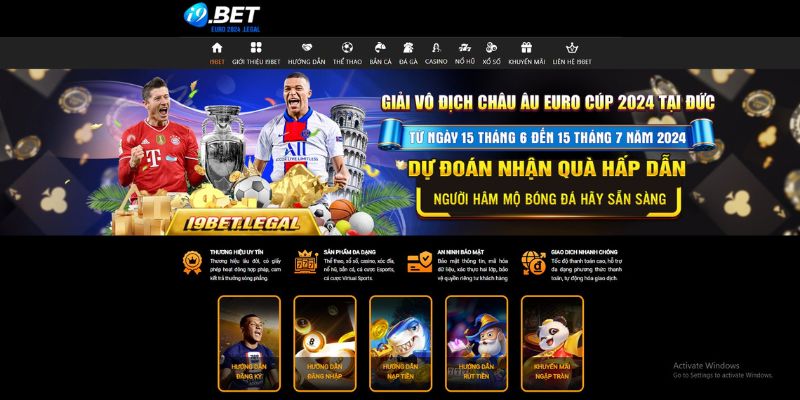 I9bet được đánh giá cao trên thị trường cá cược